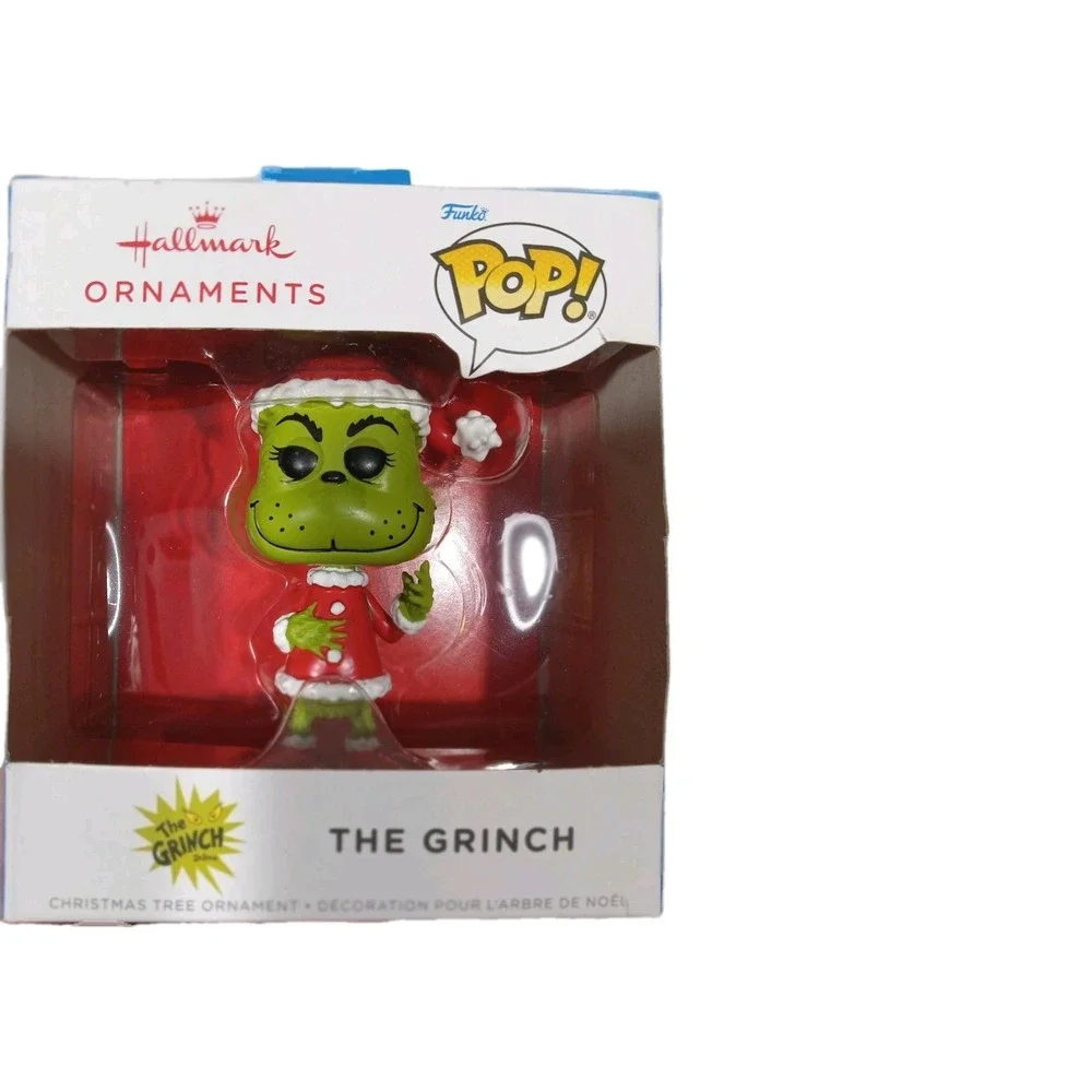The Grinch Ornament Funko Pop New 2025 Hallmark‎ Christmas Dr Suess Santa NIB